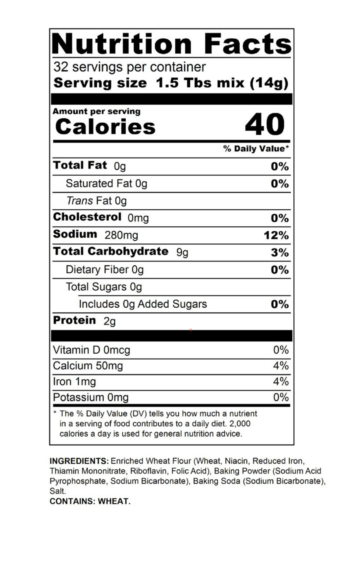 Dakota Don's Waffle Mix